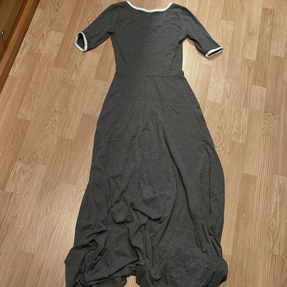 Lularoe Ana Dress. Floor length. Gray size small - Picture 4 of 4